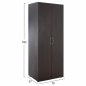 Preview: WARDROBE DEVON 70x57x182 cm