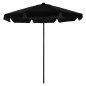 Preview: PARASOL "DARWIN" 2.35M IN GRAY WITH BLACK ACRYLIC CLOTH
