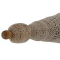 Preview: Parasol with ecru macrame φ250 cm in beige
