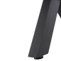 Preview: ALUMINIUMBANK ANTHRAZIT- POLYWOOD-SITZ IN NATURHOLZFARBE 220x36x44,5Hcm