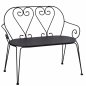 Preview: Outdoor Metallbank Amore in schwarz