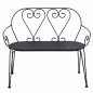 Preview: Outdoor Metallbank Amore in schwarz