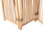 Preview: BILDSCHIRM MIT 5 BLÄTTERN ZENDOR TEAK-ZWEIGE IN NATURAL 216-275x180cm