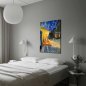 Preview: Wand Deko Leindwand Malerei 70Χ100cm