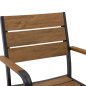 Preview: Stuhl aus Aluminium in Anthrazit 55x56x85 cm
