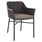 Preview: ALUMINIUMSESSEL MIT SEIL – GRAU 56x58x76cm