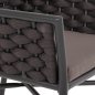 Preview: ALUMINIUMSESSEL MIT SEIL – GRAU 56x58x76cm