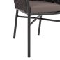 Preview: ALUMINIUMSESSEL MIT SEIL – GRAU 56x58x76cm