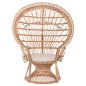 Preview: ΠΟΛΥΘΡΟΝΑ ROYAL PEACOCK RATTAN ΣΕ ΦΥΣΙΚΟ-ΜΑΞΙΛΑΡΙ ΜΠΕΖ 114x72x150Yεκ.