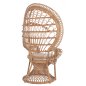 Preview: ΠΟΛΥΘΡΟΝΑ ROYAL PEACOCK RATTAN ΣΕ ΦΥΣΙΚΟ-ΜΑΞΙΛΑΡΙ ΜΠΕΖ 114x72x150Yεκ.