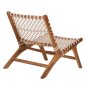 Preview: STUHL TEAKHOLZ NATUR UND SEILWEISS 65x78x68Hcm