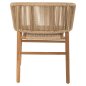 Preview: ARMCHAIR IRVINE TEAK WOOD-SYNTHETIC ROPE IN NATURAL COLOR 64x56x76Hcm