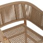 Preview: ARMCHAIR IRVINE TEAK WOOD-SYNTHETIC ROPE IN NATURAL COLOR 64x56x76Hcm