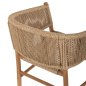 Preview: ARMCHAIR IRVINE TEAK WOOD-SYNTHETIC ROPE IN NATURAL COLOR 64x56x76Hcm