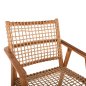 Preview: ARMCHAIR VAYA TEAK WOOD-SYNTHETIC ROPE IN NATURAL COLOR 54x59x84Hcm