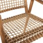 Preview: ARMCHAIR VAYA TEAK WOOD-SYNTHETIC ROPE IN NATURAL COLOR 54x59x84Hcm