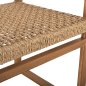Preview: ARMCHAIR NARLEY TEAK WOOD-SYNTHETIC ROPE IN NATURAL COLOR 61x53x76Hcm