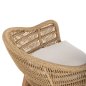 Preview: ARMCHAIR LAMORA TEAK WOOD-SYNTHETIC ROPE-CUSHION 60x61x78Hcm