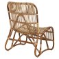 Preview: SESSEL BRONNY FÜR DEN AUSSENBEREICH RATTAN IN NATÜRLICH 60x82x92Hcm