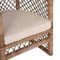 Preview: SESSEL RATTAN IN NATUR-KISSEN IN ECRU 64x68x87Hcm