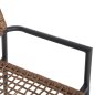 Preview: SESSEL TRILAN ALUMINIUM IN ANTHRAZIT-KUNSTRATTAN IN NATUR 57x59x85Hcm