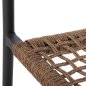 Preview: SESSEL TRILAN ALUMINIUM IN ANTHRAZIT-KUNSTRATTAN IN NATUR 57x59x85Hcm