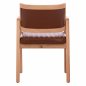 Preview: "LUCERO" SESSEL MIT KUNSTLEDER TAMPA & NATURHOLZGESTELL 56x65x81 cm