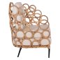 Preview: SESSEL RATTAN-METALL NATURFARBE