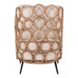 Preview: SESSEL RATTAN-METALL NATURFARBE