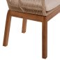 Preview: SESSEL AMORA aus recyceltem Teakholz, Gestell aus Aluminium und Polyrattan, 64 x 60 x 87 cm