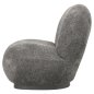 Preview: ARMCHAIR GREY BOUCLE FABRIC 85x82x77Hcm