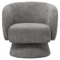 Preview: SESSEL GRAU BOUCLE STOFF 78x81x77Hcm