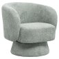 Preview: SESSEL PISTAZIEN GRÜN BOUCLE STOFF 78x81x77Hcm