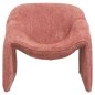 Preview: SESSEL MIT PINK BUCLE-STOFF 81x64x74cm