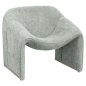 Preview: ARMCHAIR PISTACHIO GREEN BOUCLE FABRIC 81x64x74Hcm