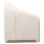 Preview: SESSEL MIT EKRU BUCLE-STOFF 81x64x74cm