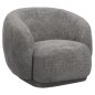 Preview: SESSEL GRAU BOUCLE-STOFF 93x87x78H cm