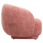 Preview: ARMCHAIR PINK BOUCLE FABRIC 93x87x78H cm