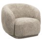 Preview: SESSEL BEIGE BOUCLE STOFF 93x87x78H cm