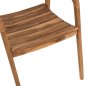 Preview: SESSEL DEUS TEAKHOLZ 54x56x76cm