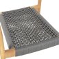 Preview: ΠΟΛΥΘΡΟΝΑ ΞΥΛΟ TEAK ΦΥΣΙΚΟ & ΓΚΡΙ ΣΧΟΙΝΙ 55x54x80Yεκ.