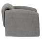 Preview: SESSEL GRAUER STOFF-METALLGESTELL 100x83x66Hcm
