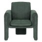 Preview: SESSEL IN MINZ FARBENDEM STOFF-METALLGESTELL 82x78x87Hcm