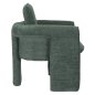 Preview: SESSEL IN MINZ FARBENDEM STOFF-METALLGESTELL 82x78x87Hcm