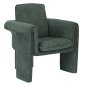 Preview: SESSEL IN MINZ FARBENDEM STOFF-METALLGESTELL 82x78x87Hcm