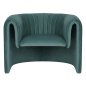 Preview: SESSEL METALLGESTELL-MINZFARBENDEM SAMT 92x74x69Hcm