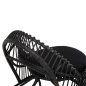 Preview: ARMCHAIR ENTROPY NATURAL POLISHED RATTAN WITH CUSHION-BLACK 80x97x85Hcm