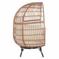 Preview: Allegra Sesselnest mit Wicker in beige 110x85x148 cm