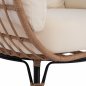 Preview: Allegra Sesselnest mit Wicker in beige 110x85x148 cm
