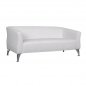 Preview: Sofa 3-Sitzer "Kiana" Weiß PU 180x75x71 cm